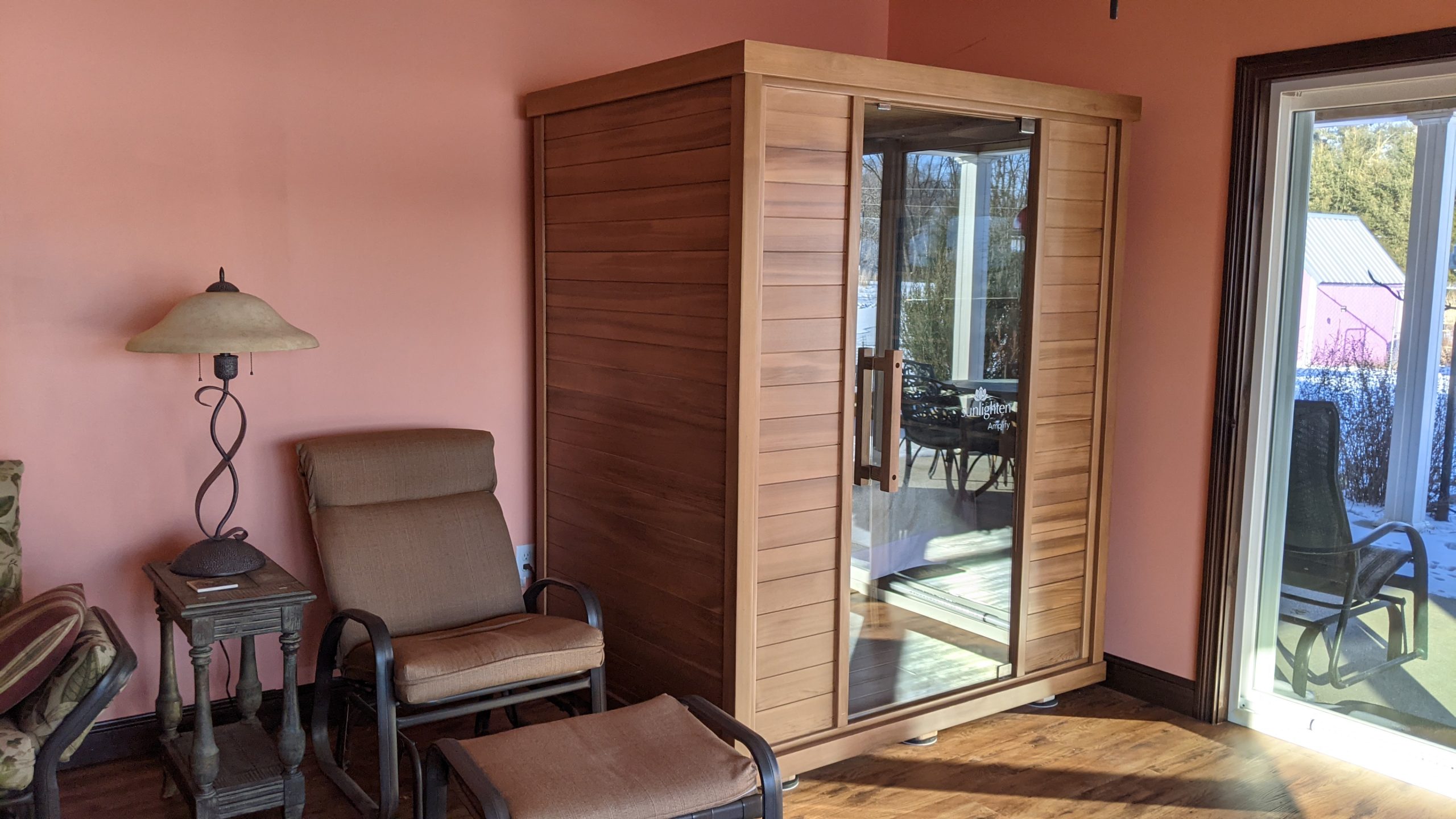 Sunlighten Amplify Sauna for detox and relaxation